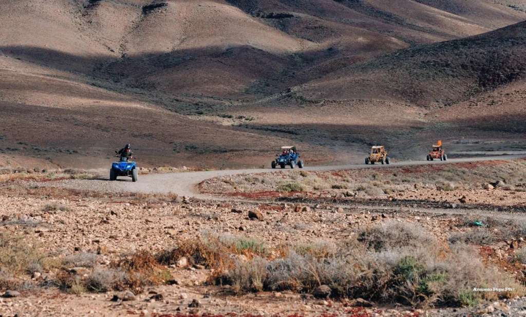 the route that the buggy tour takes in fuerteventura